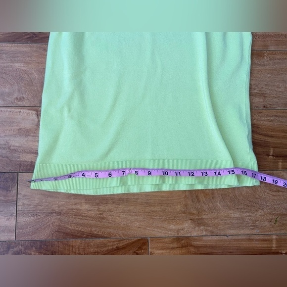 Charter Club Lime Green Sweater Vest - Picture 4 of 8